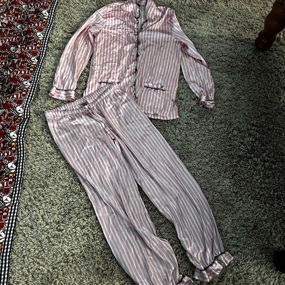 Satin Long Pajama Set